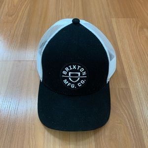 Brixton Black & White Snapback Trucker Hat